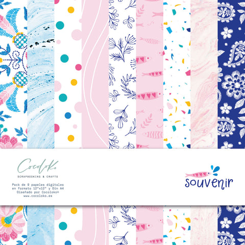 Souvenir Pack Digital Papers