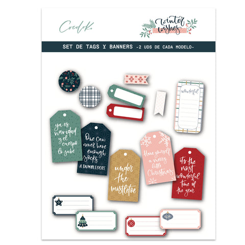 Set de Tags para regalos WINTER WISHES
