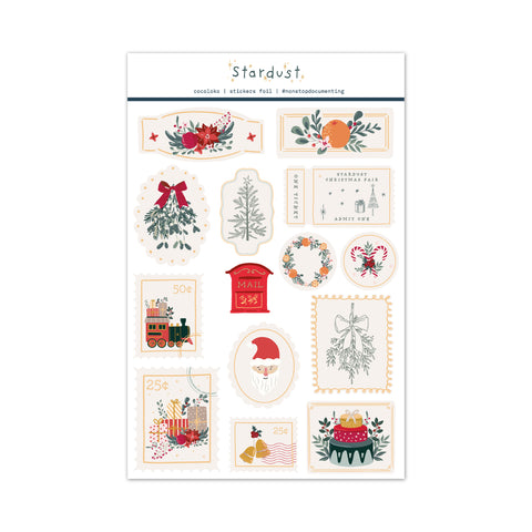 Set de Pegatinas con Foil Dorado Stardust