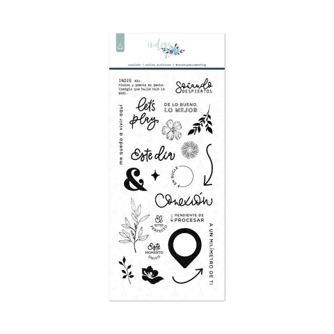 Scrapbooking Stamps 10x21cm INDIGO