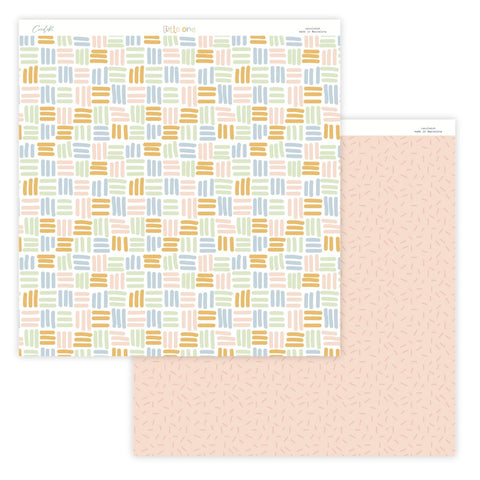 Pad of 24 papers 12"x12" LITTLE ONE