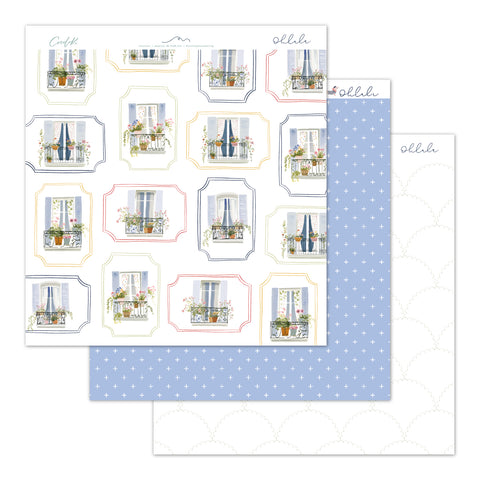 Bloc de 24 papeles 12"x12" OHLALA