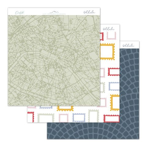 Bloc de 24 papeles 12"x12" OHLALA