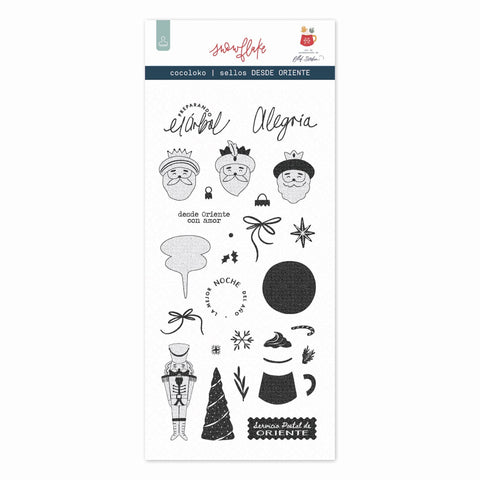 Sellos de Scrapbooking 10x21cm DESDE ORIENTE