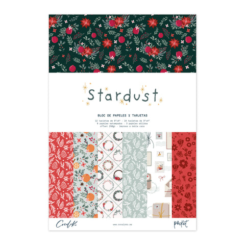 Bloc de Tarjetas Pocket 6x8" ESP Stardust